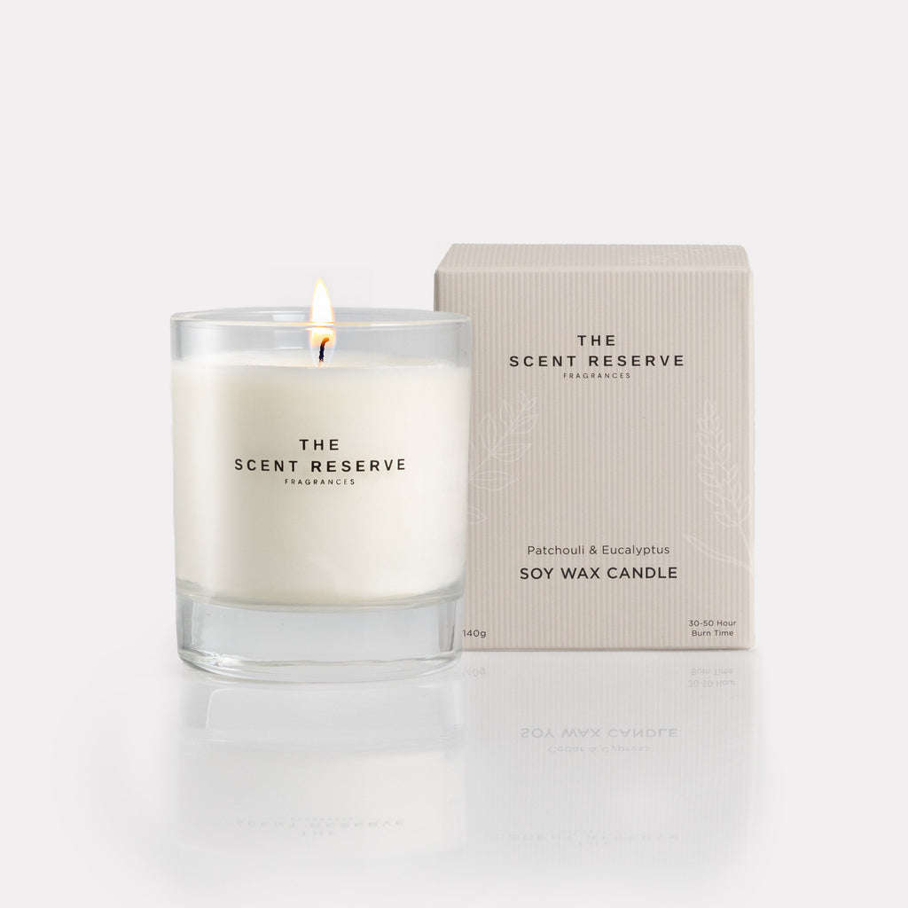 Patchouli & Eucalyptus Soy Wax Candle