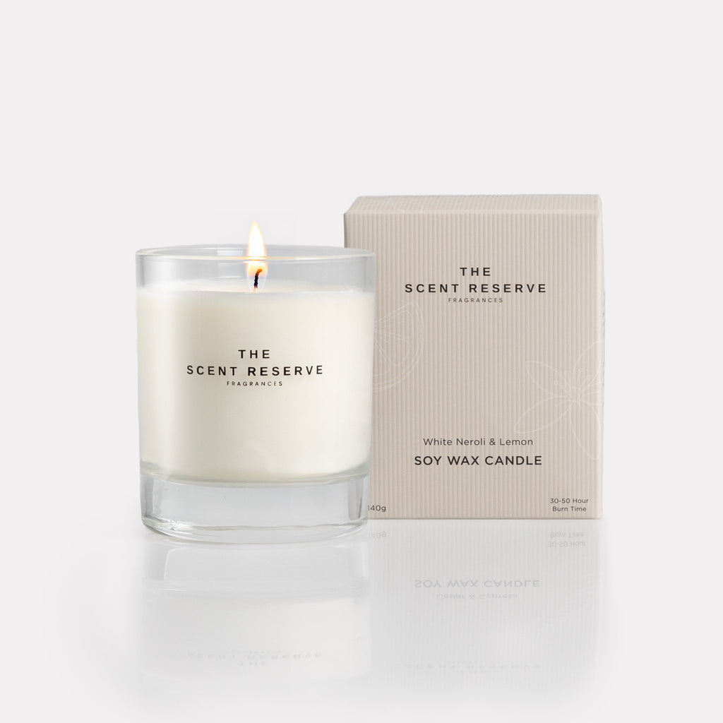 White Neroli & Lemon Soy Wax Candle