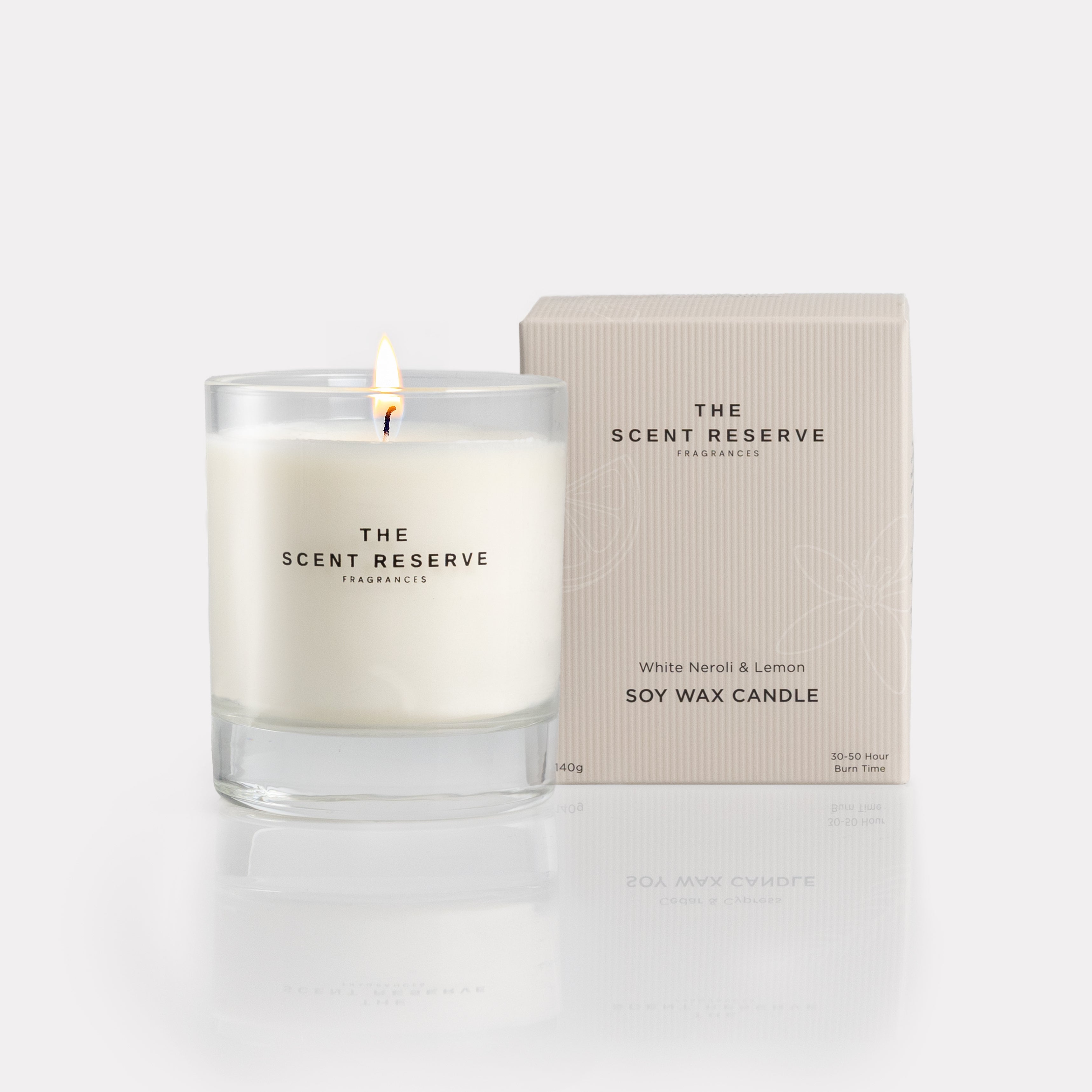 White Neroli & Lemon Soy Wax Candle